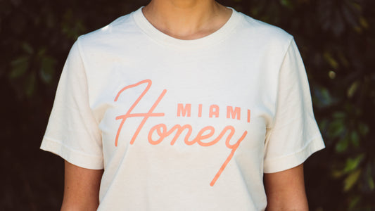 Miami Honey T-Shirt - Ivory