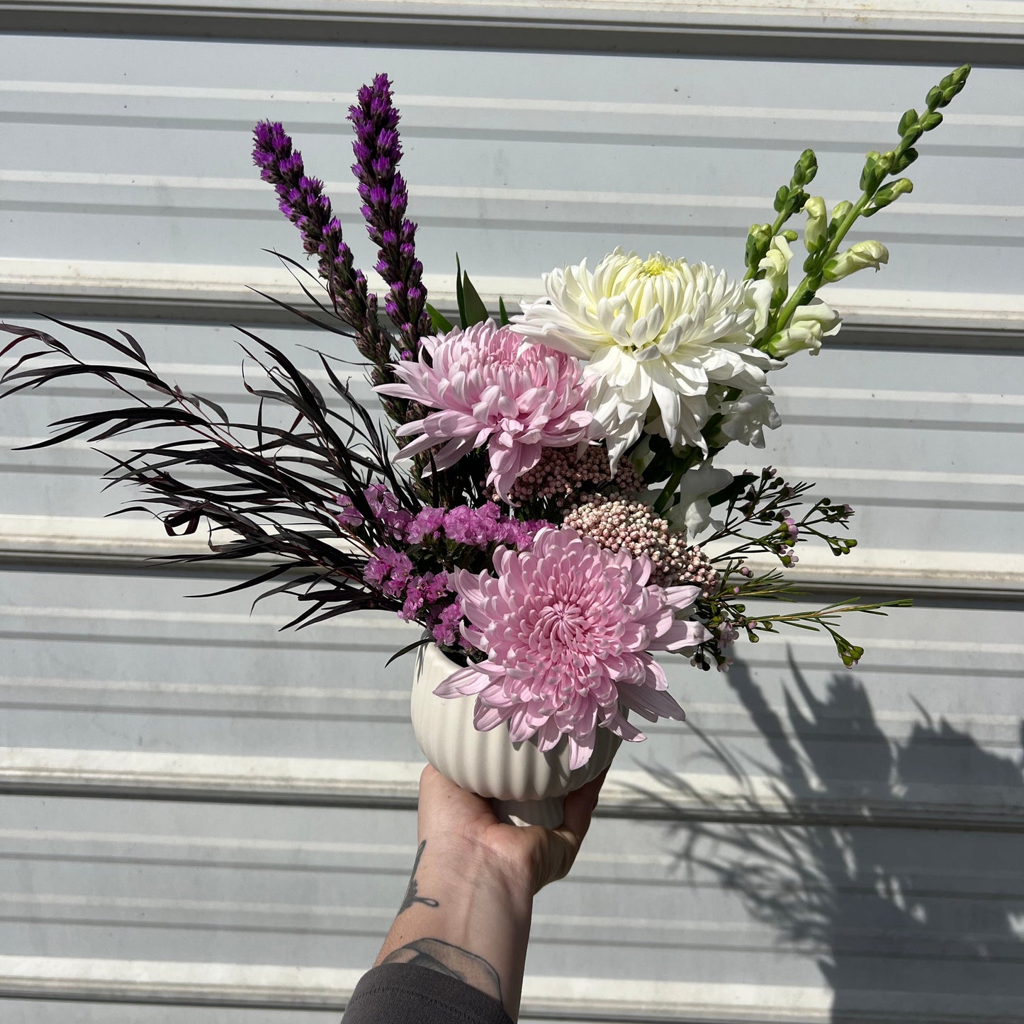 PRE-ORDER - Valentine's Day Floral Arrangement w/ Vase - PICK UP ONLY